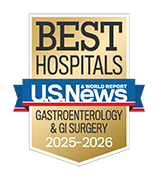 U.S. News and World Report Ranking Best Hospitals ranking 2025-2026 Gastroenterology & GI Surgery